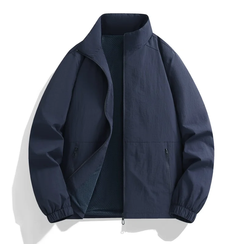 

Мужская приталенная куртка-бомбер, повседневное однотонное модное весенне-осеннее пальто, Новое поступление, бейсбольный стиль, размеры M-6XL 8XL JK8919