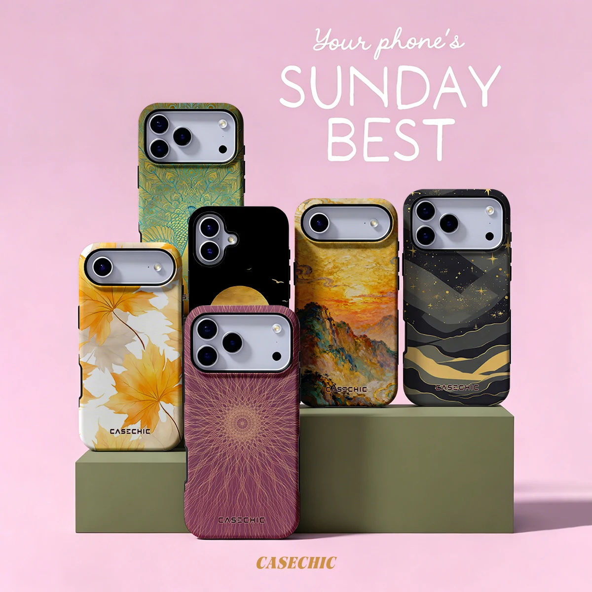 Golden Mandala For Samsung Galaxy S26 Ultra A56 Exquisitely Pattern Double Protective Phone Cover Cases CaseChic