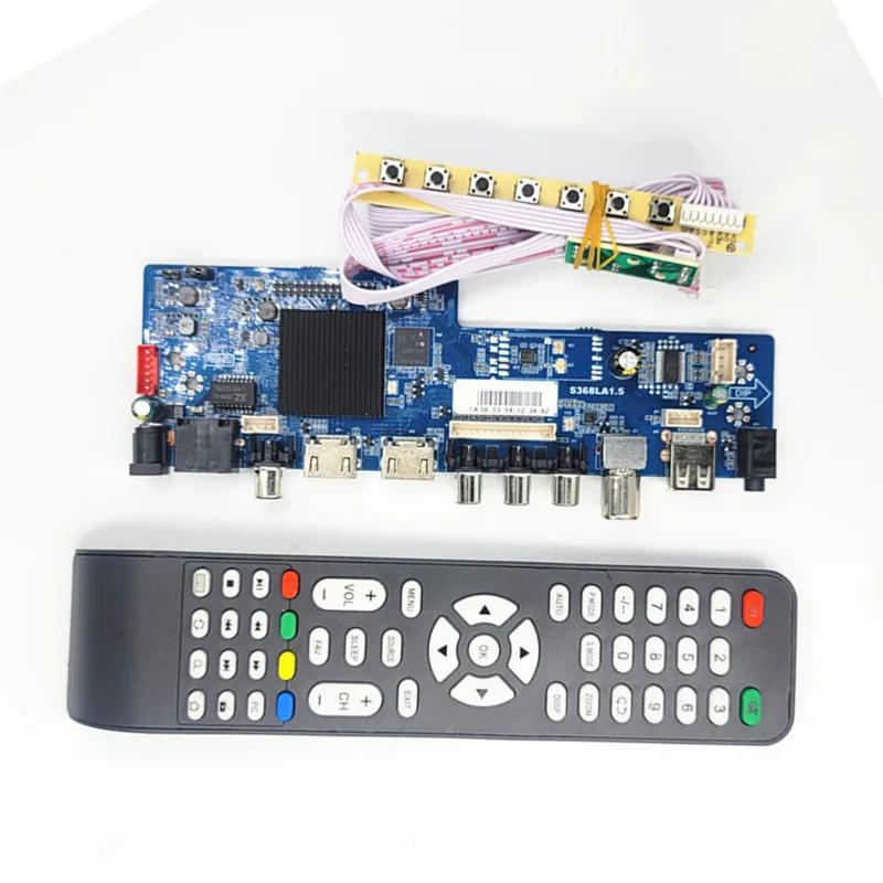 S368LA1.5 wifi network TV motherboard Android 9.0 4-core Remote control adjustment screen parameter resolution