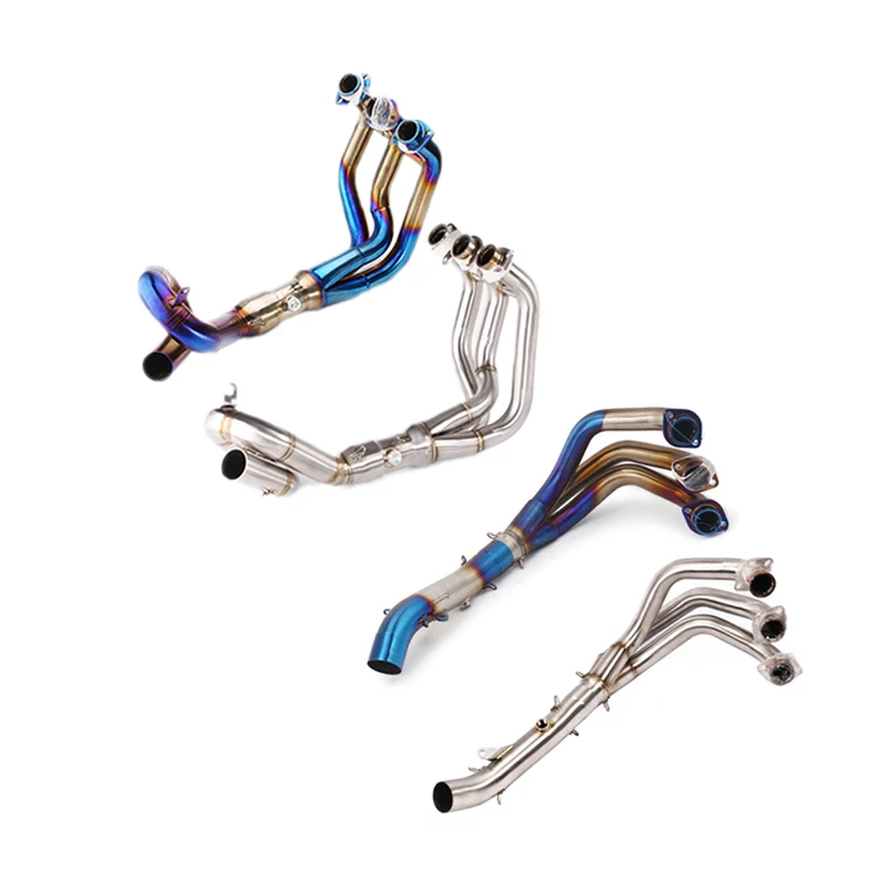 

For Yamaha MT09 MT09SP FZ09 XSR900 2021-2024 Motorcycle Exhaust Pipe Slip on Full System Modify Stainless Steel Front Link Pipe