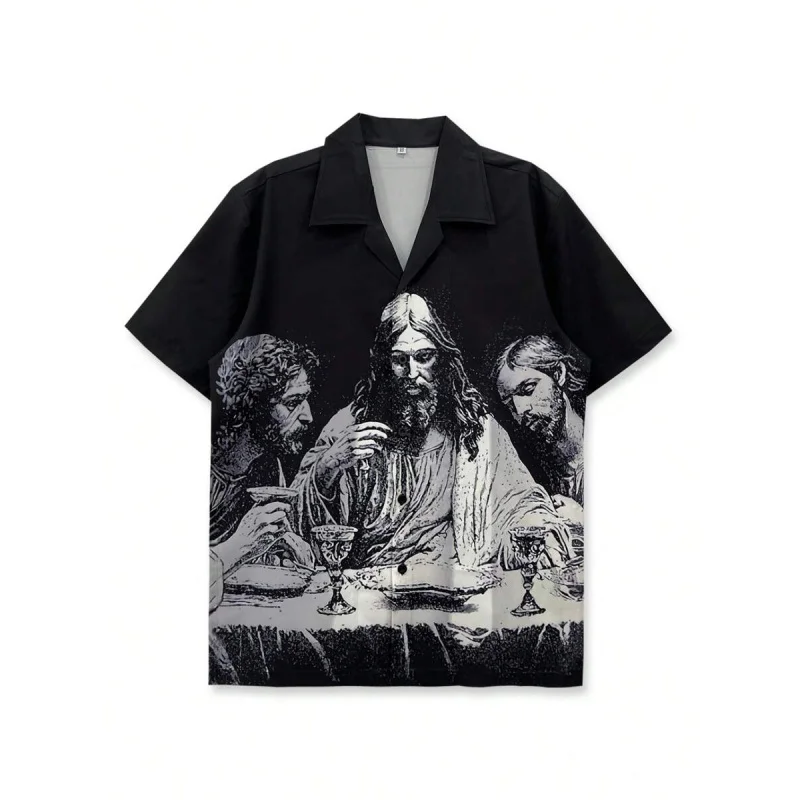 

Men's T-shirt Streetwear for Man Shirts Luxury Man Clothing Men's Summer Clothes Functional Short Sleeve T Shirt Male Hawaiian