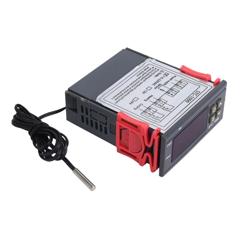 Top Deals 2X 220V/STC-/1000 Digital Temperature Controller Thermostat With NTC