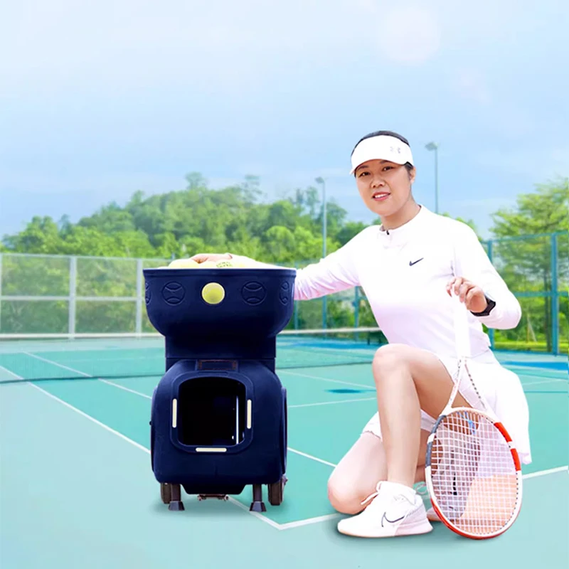 Machine à balles de tennis automatique pour une personne, équipement d'entraînement, alimentation, T5, 7e génération