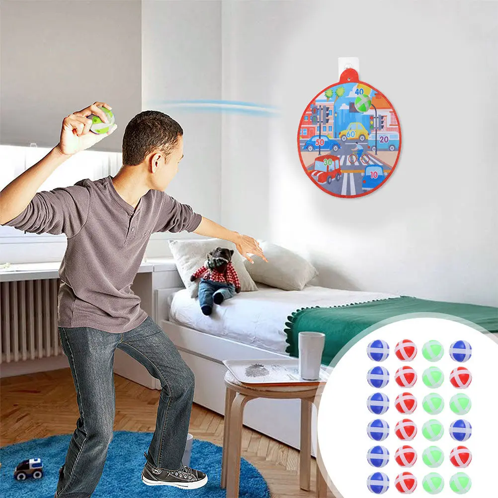 

Набор из 50 липких мячей для игры в метание: креативная развивающая игра для детей, интерактивный семейный подарок, веселая карнавальная игрушка