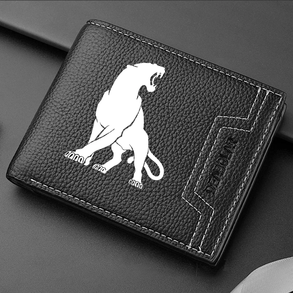 Men's Wallet PU Leather Business Casual Multi-Card Slot Foldable Multi-Function Wallet with Lychee Texture