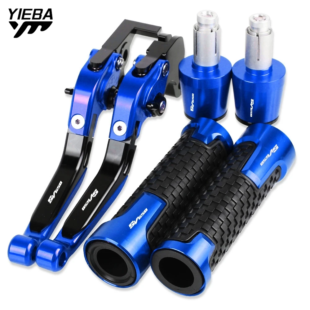 

SV 650 Motorcycle Brake Clutch Levers Handlebar Hand Grips ends For SUZUKI SV650 1999 2000 2001 2002 2003 2004 2005 2006-2012