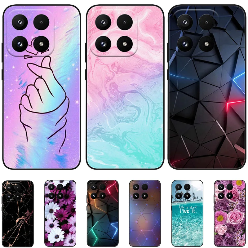 For Xiaomi 17 Case 15 T Pro Coque Black Silicone Soft Back Cover Case For Xiaomi 15T 5G 15T Pro 5G Phone Case Cover 15TPro Funda #1
