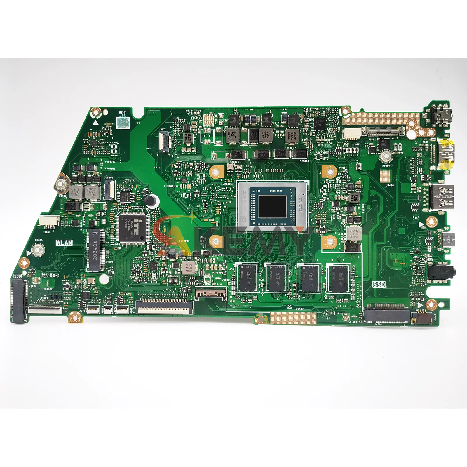 X521UA เมนบอร์ดแล็ปท็อปสำหรับ ASUS VivoBook M533UA X521U X521UAY X521UA D521U M521U D533M โน้ตบุ๊คเมนบอร์ด R3 R5 R7 CPU