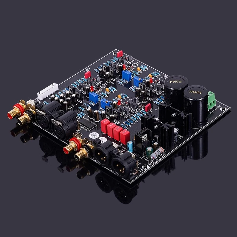 Malan HDAM Circuit HI-END Полностью балансный высококачественный предусилитель с дистанционным управлением Hi-Fi усилитель аудио, XLR + RCA, низкий уровень шума