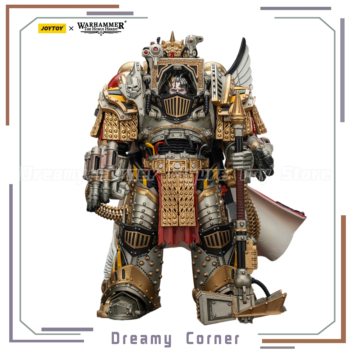 

【Предзаказ】Фигурка JOYTOY Warhammer 40K Iron Warriors: Пертурабо, первоученый Легиона LV, масштаб 1/18, коллекционная модель