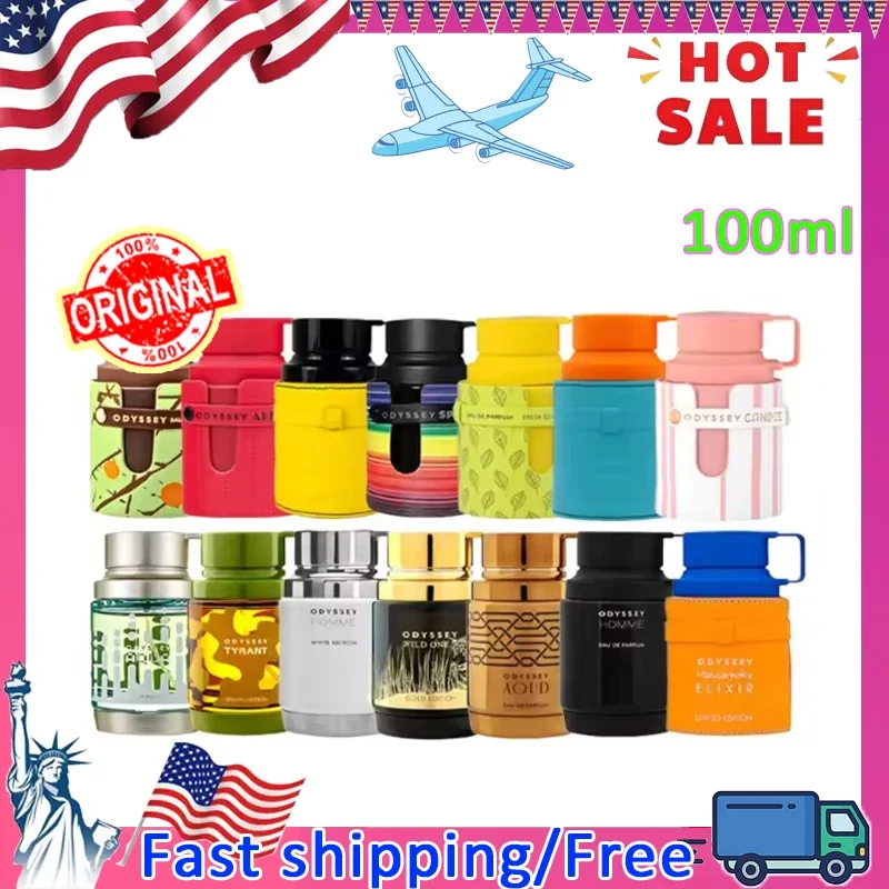 

100 мл оригинальная серия Armaf Odyssey для мужчин, парфюмерный спрей, арабские духи, одеколоны и одеколоны, феромонный парфюмерный макияж