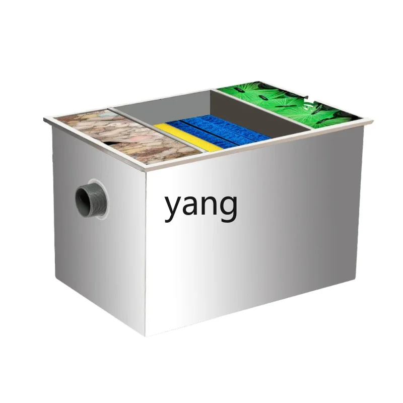 

YJQ fish pond filter stainless steel circulation outdoor koi fish pond water circulation automatic filtration external