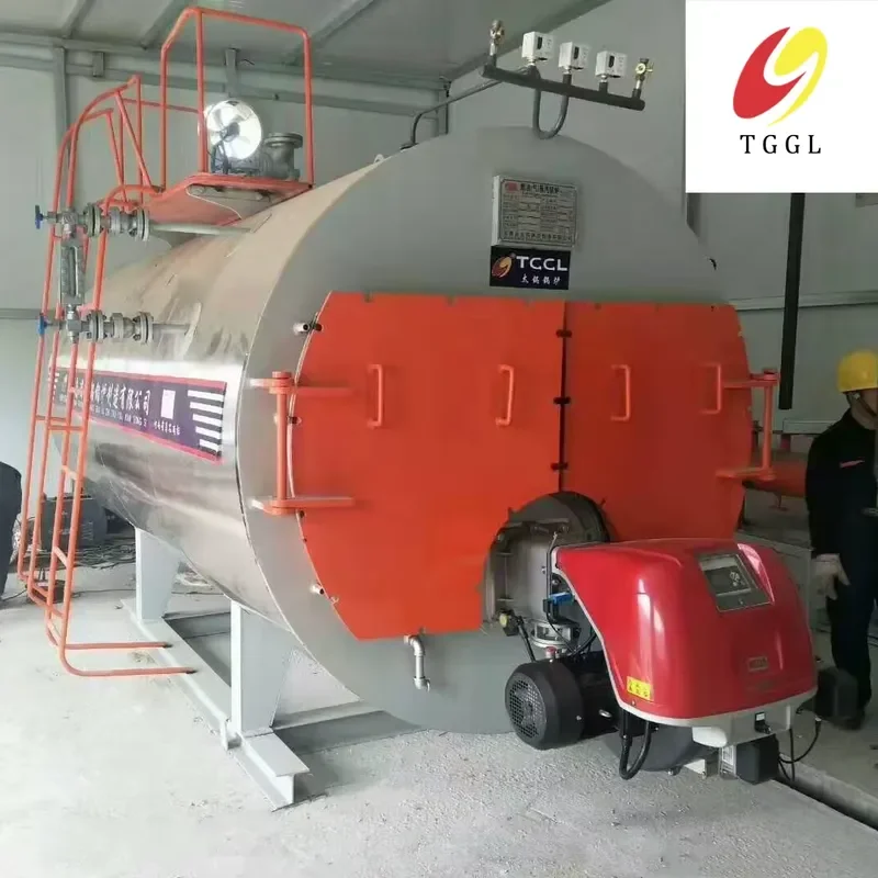 i Automatic Oil Steam Boiler WNS 2 to 15 TPH Heavy Oil Fired Wet Back Structure for Palm Oil Mill Extraction Plant