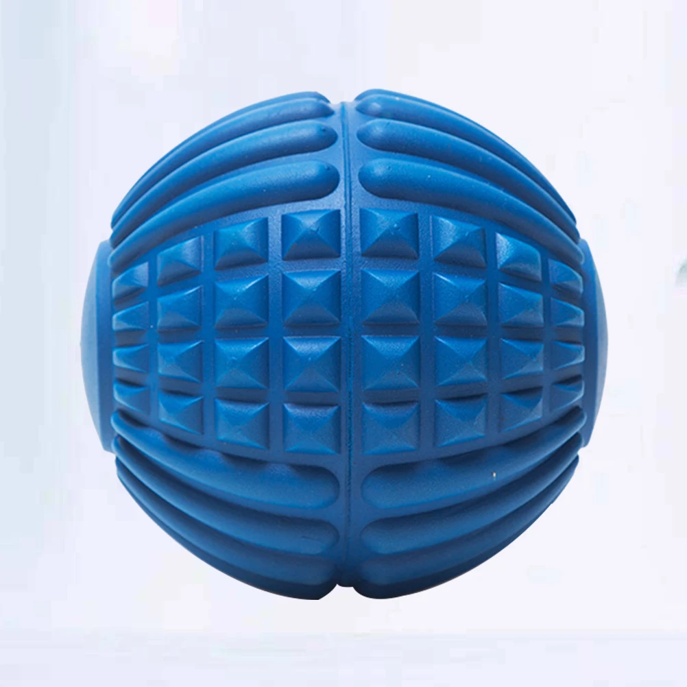 

Blue Stripe Foot Plantar Massage Ball Extra-Firm Eva Roller For Yoga Pilates Cycling Running Fitness Training Muscle