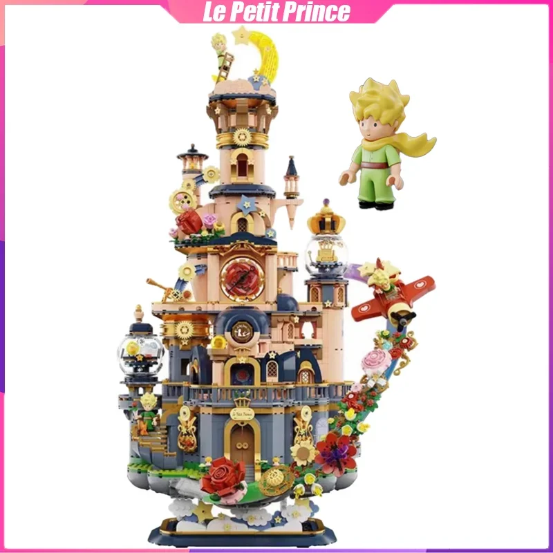 Le Petit Prince Building Blocks Starry Castle Desktop Decoration Puzzle Assembling Model Toys Birthday Gifts for Boys and Girls