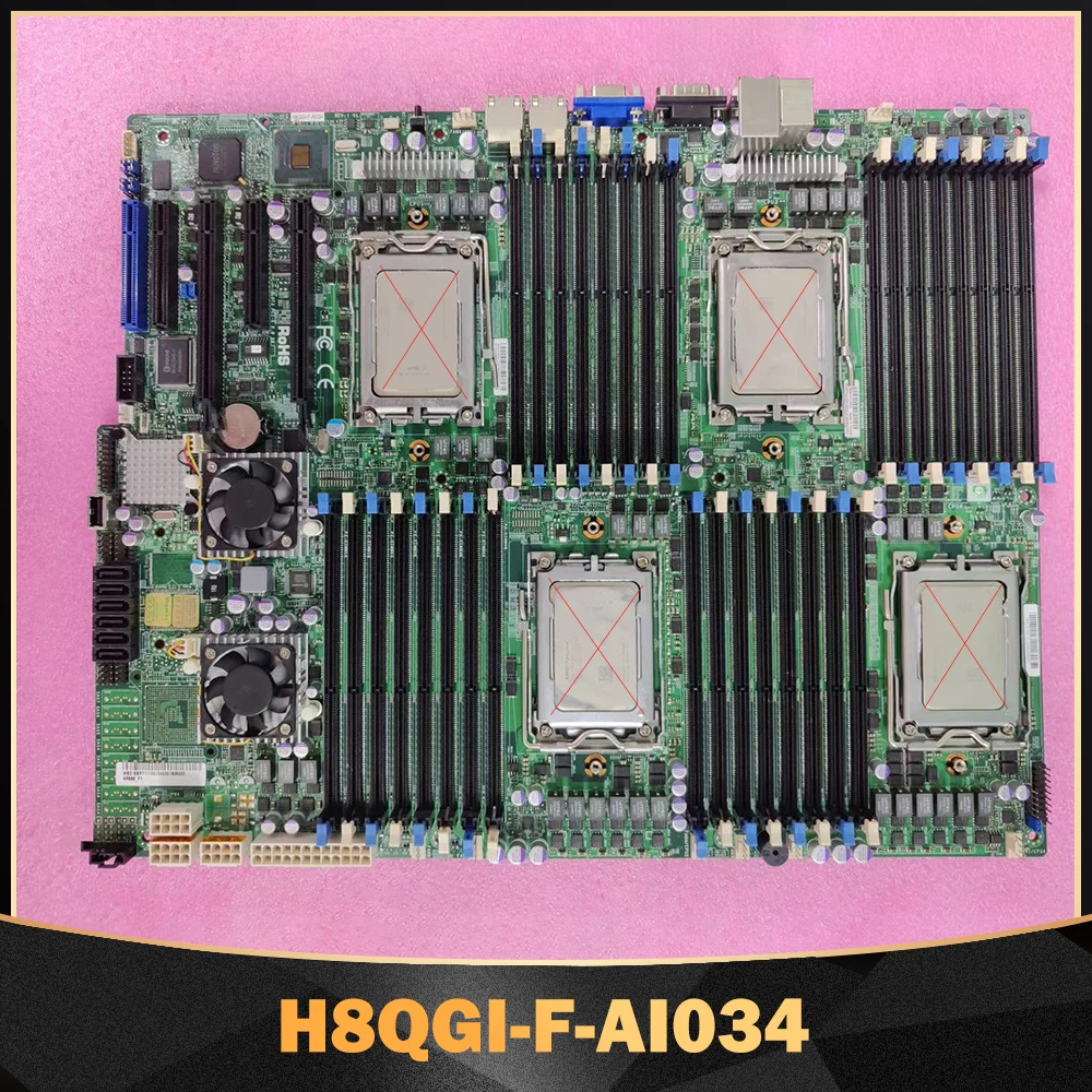 

H8QGI-F-AI034 For Supermicro Four way Server Motherboard 16 Core 6-Series CPU Quasi System