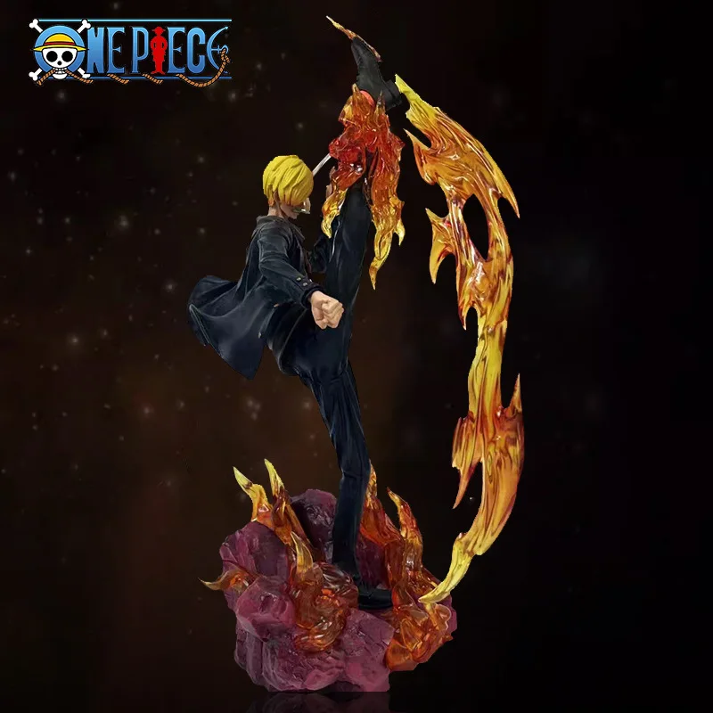 

Коллекционная фигурка One Piece WF Sanji Diable Jambe, 35 см, ПВХ, статичная аниме-статуэтка GK, модель для декора стола, подарок для мальчиков