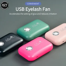 Portable Handheld Leafless Fan USB Charging Eyelash Dryer Air Blower Mascara Dryer Makeup Tools Grafted Eyelashes Accessorie