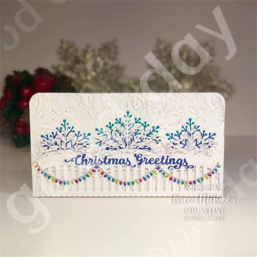 وصول عيد الميلاد جديد ملهمة الكلمات الزهور المعدنية يموت سجل القصاصات مذكرات الديكور قالب النقش بطاقة ذاتية الصنع اليدوية