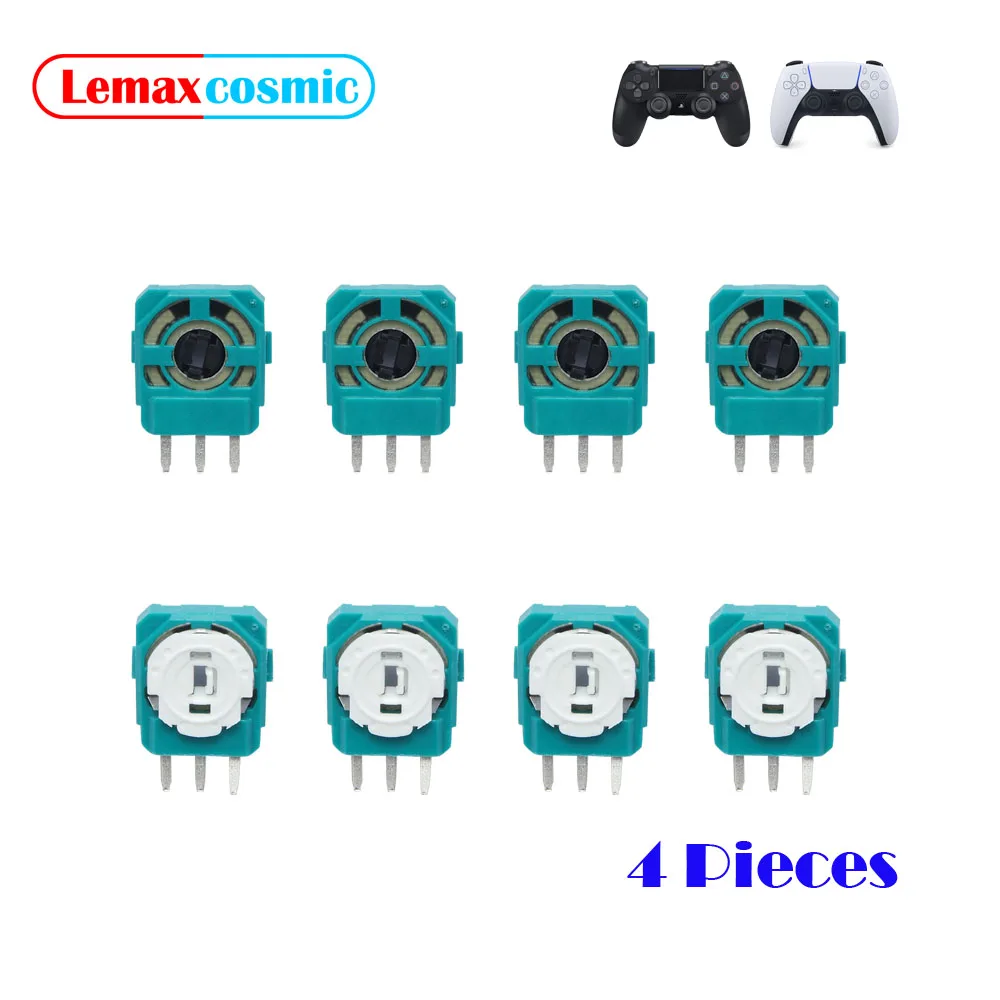 4 Pieses Controller จอยสติ๊ก Potentiometers Sensor Repair Thumbstick แกนตัวต้านทานปุ่มด้านข้างสําหรับ Sony Playstation 4 5 PS4 5