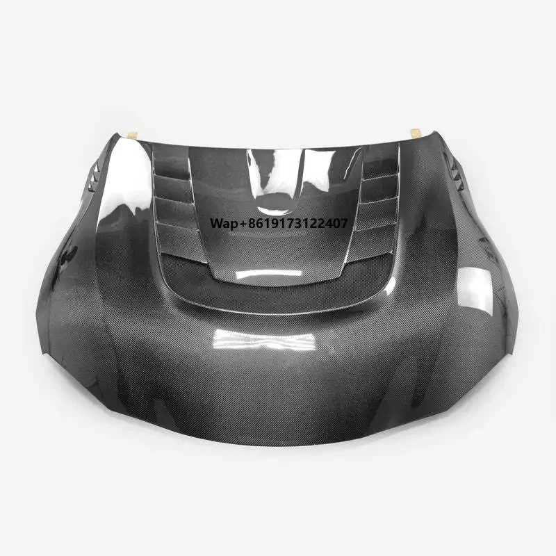 

ZS Carbon Fiber Front Engine Car Hood Bonnet Tv Vrs Style for A90 A91Mk5 Supra 2020 2021 2022 2023 2024