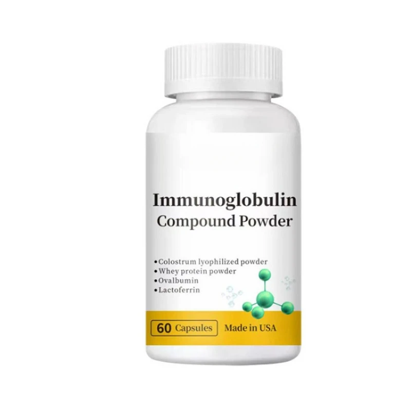 1 bottle Bovine colostrum capsule immunoglobulin enhances immunity and promotes intestinal health anti fatigue health food