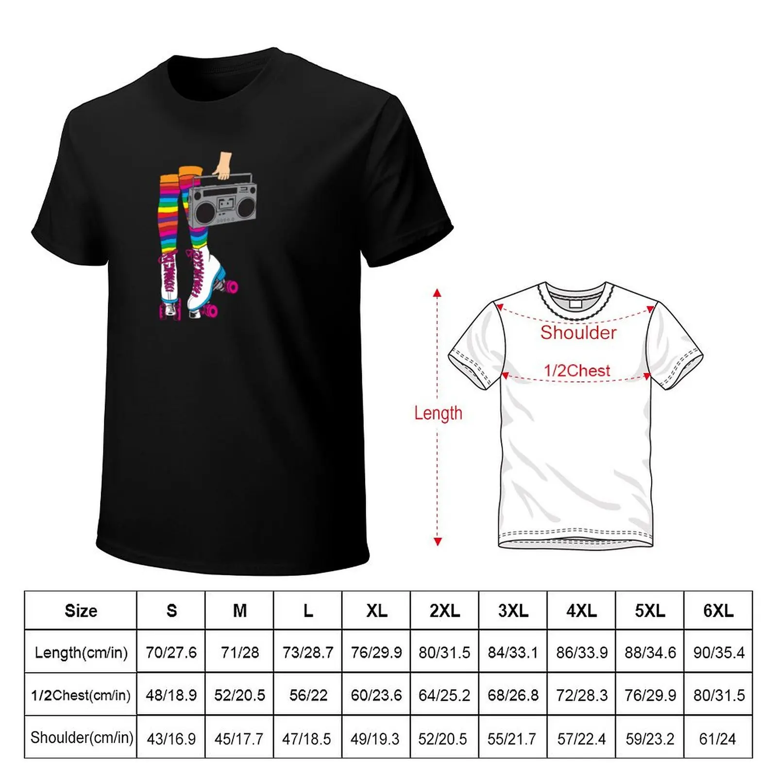 Retro Rollerskates Funny 80s Roller Disco Skating Girl Gift Pullover T-Shirt Mechanic Work Tee Shirt