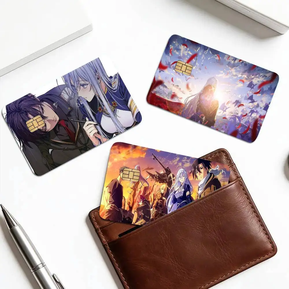 Light Novel 86 Eighty Six Card Sticker 4Pcs Credit Card Skin Anti Scratch Bank Debit Card Decal