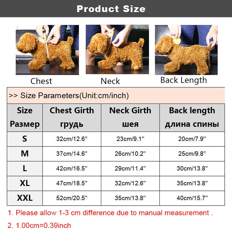 Double Sided Dog Coat Winter Warm Reversible Pet Dog Clothes For Small Dogs Chihuahua Clothing Puppy Down Jacket Costumes