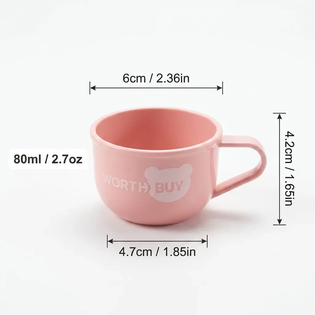Koffiemok Espresso Kop 304 RVS Kunststof Draagbaar Anti-verbrandings Mini Tumbler Onbreekbaar Reismokken Vaatwasmachinebestendig