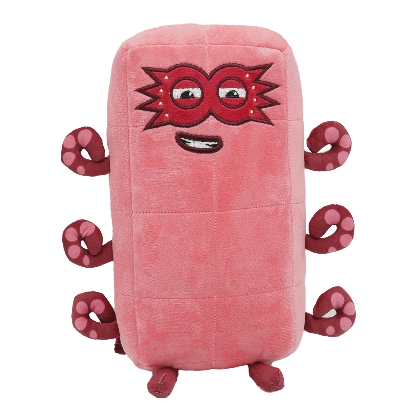 YanQing Cartoon Number Eight Plush Toy Cute Number Stuffed Doll Educational Math Learning Plushie Toy Children's Day Gift