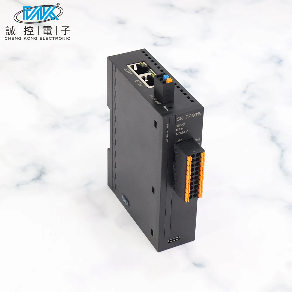 CK-TP5016 16-Channel Modbus Tcp Remote Ethernet Switch Digital Output Communication Expansion Module for PLC Input Output (IO)