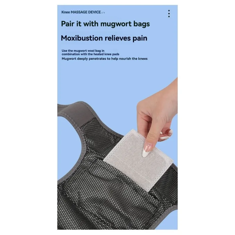 【TRAVEL ESSENTIAL】Rechargeable Electric Heating Wrist Guard Vibration Massage 5 Levels Hot Compress Wrist Brace Protector Wrap