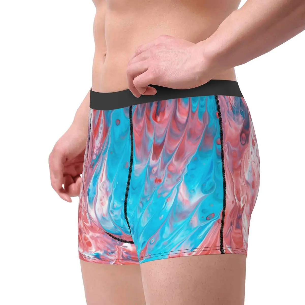 Abstract Acrylic Expressionist Art Gorgeous Paint Underpants Cotton Panties Male Underwear Comfortable Shorts Boxer Briefs