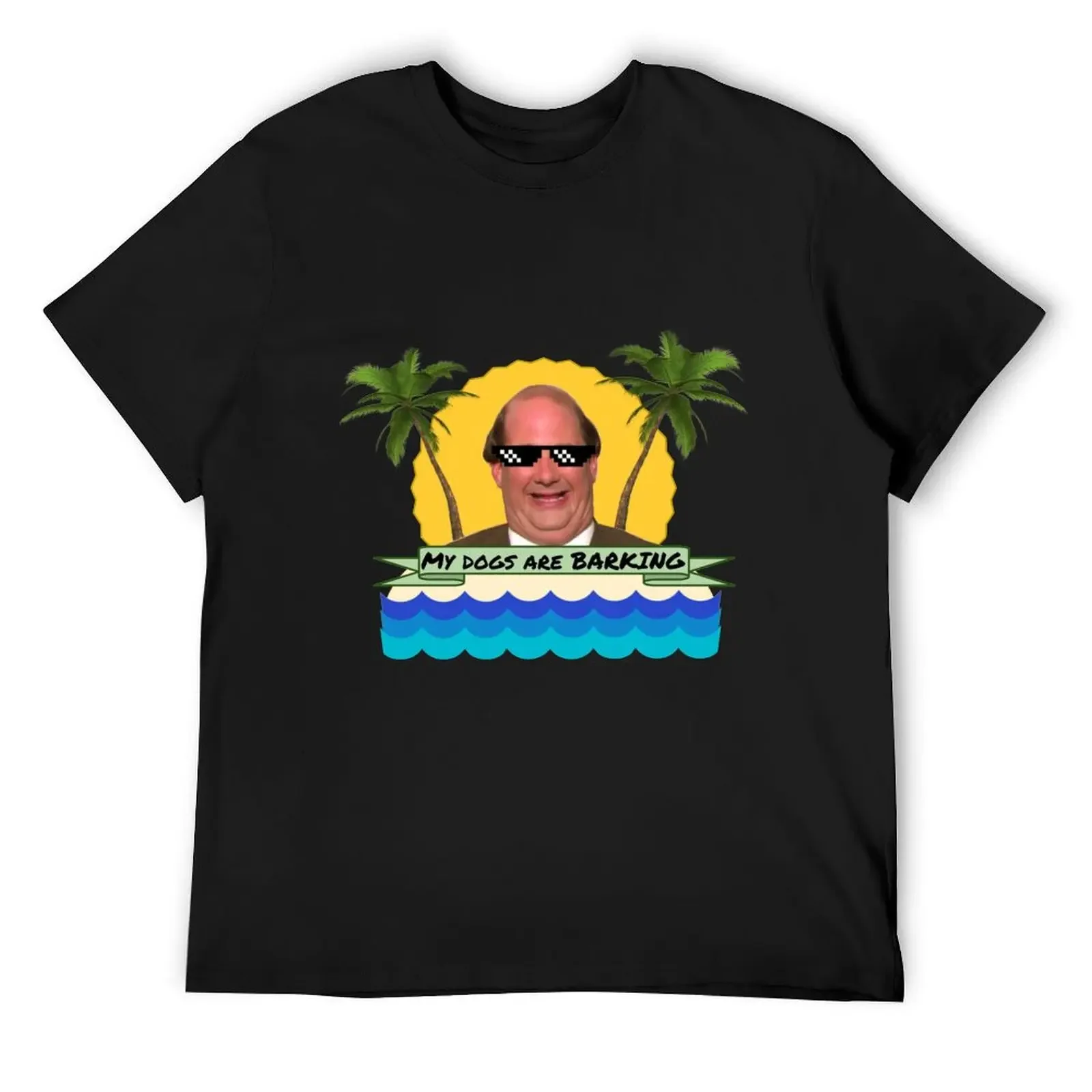 

Kevin Malone's Dogs Are Barking T-Shirt plus sizes summer 2025 summer tops men clothings