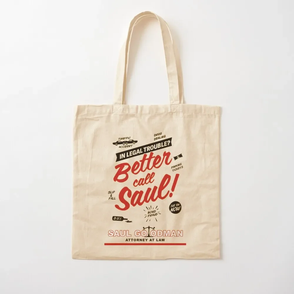 

Better Call Saul Saul Goodman Breaking Bad Tote Bag reusable shopping bag canvas tote Tote Bag