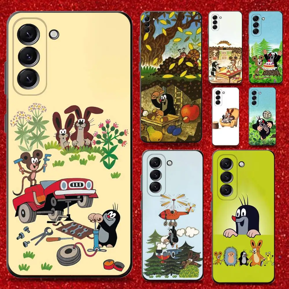 

Cartoon Littles Mole Phone Case For Samsung Galaxy A13,A21s,A22,A31,A32,A52,A53,A71,A80,Soft Black Shell