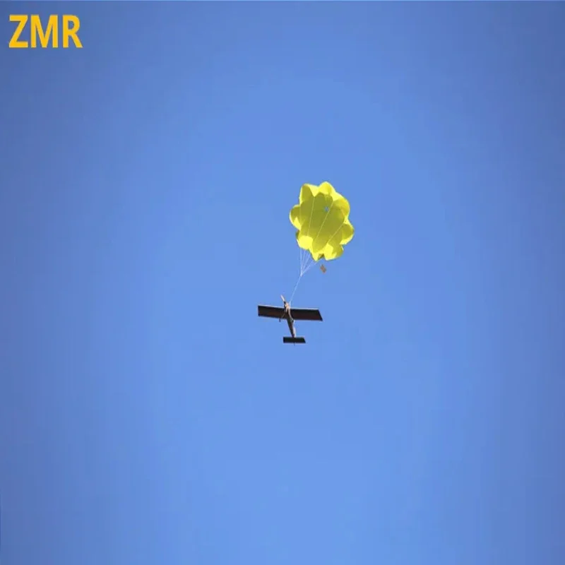 High Quality 6-8kg Model Aircraft Nylon Parachute Ejection Umbrella with Lanyard for FPV Outdoor Drone Uav Landing Protection