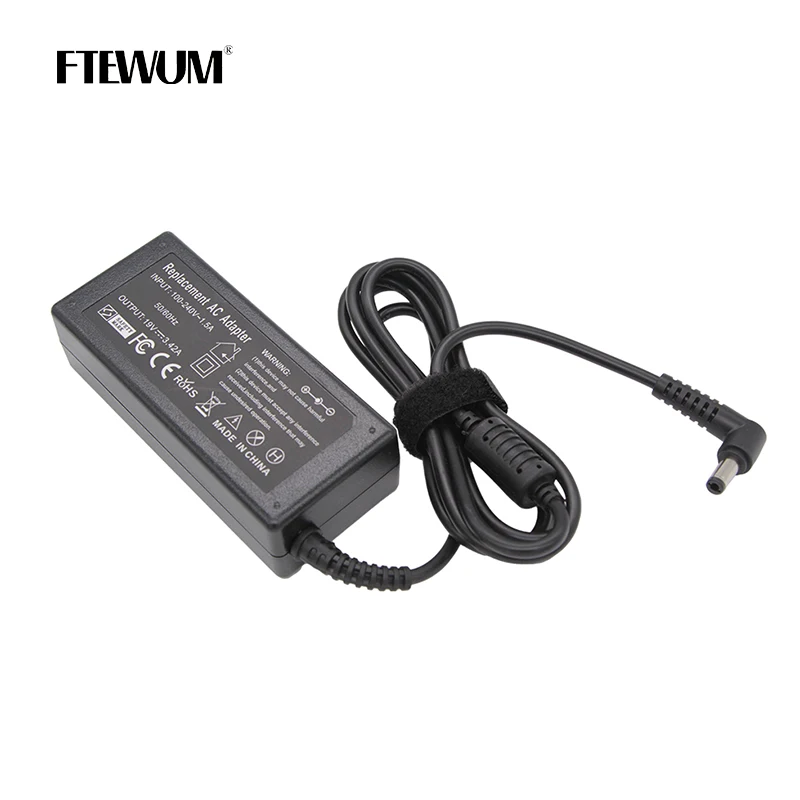 19V 3.42A 65W 5.5*2.5mm Laptop Adapter AC Charger For Lenovo For ASUS For Toshiba X401A X550C A450C Y481 X501LA X551C V85 Power