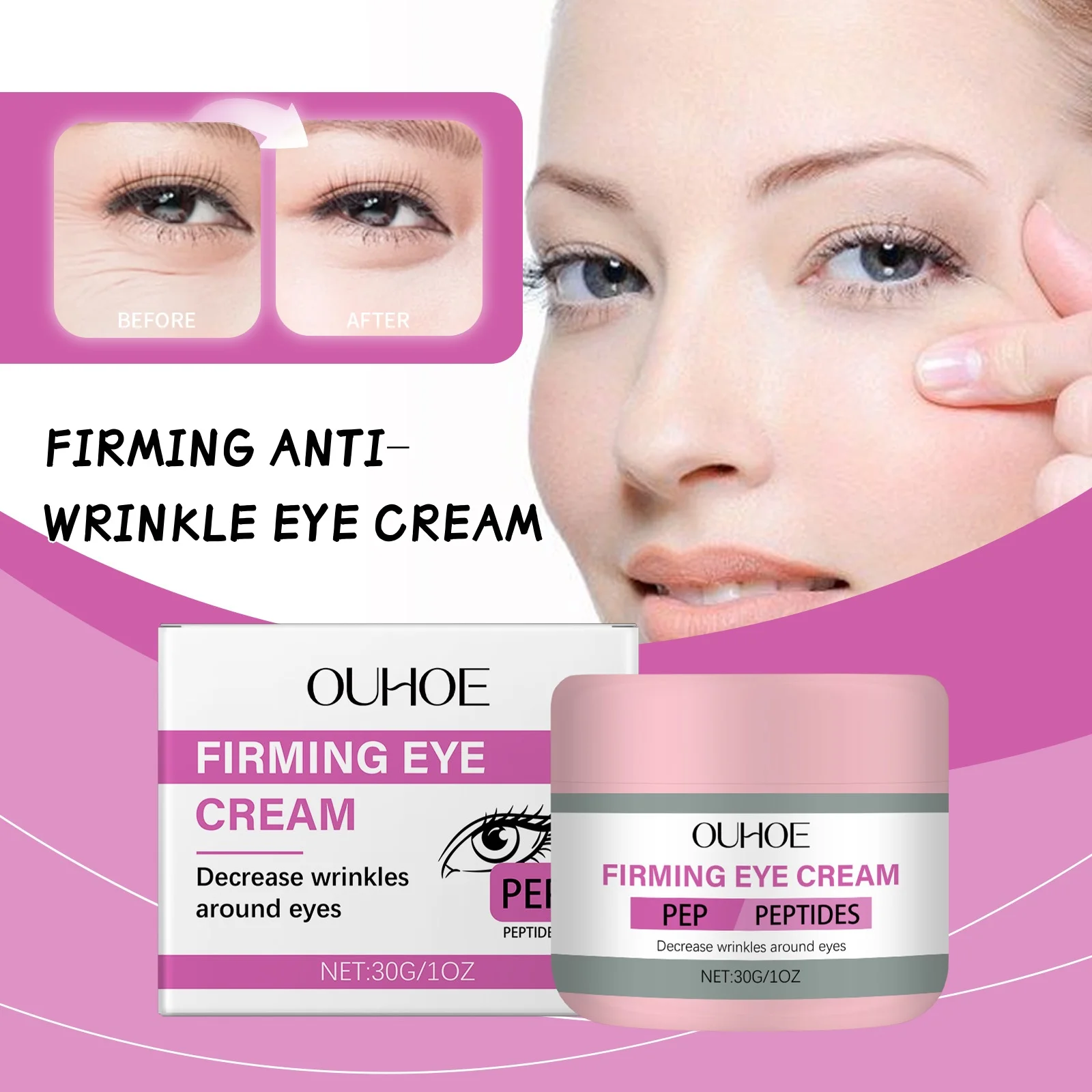 

Firming Anti-wrinkle Eye Cream Elastic and Moisturizing Nourishing and Moisturizing Lightening Fine Lines Skin Around The Eyes