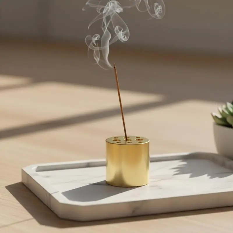 9Hole Incense Holder Universal Incense Stick Burner Base For Spiritual Prayer Meditation Retro Home Office Decor