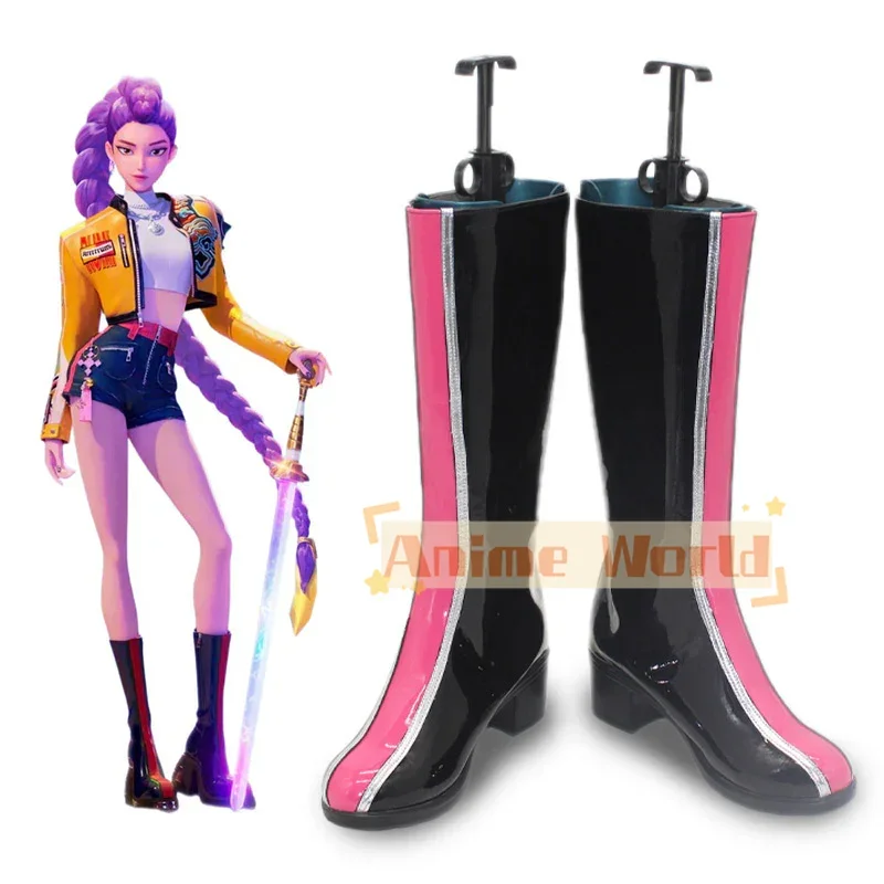 

HUNTR/X Rumi Shoes Cosplay Boots Custom-made Halloween Carnival Party Props