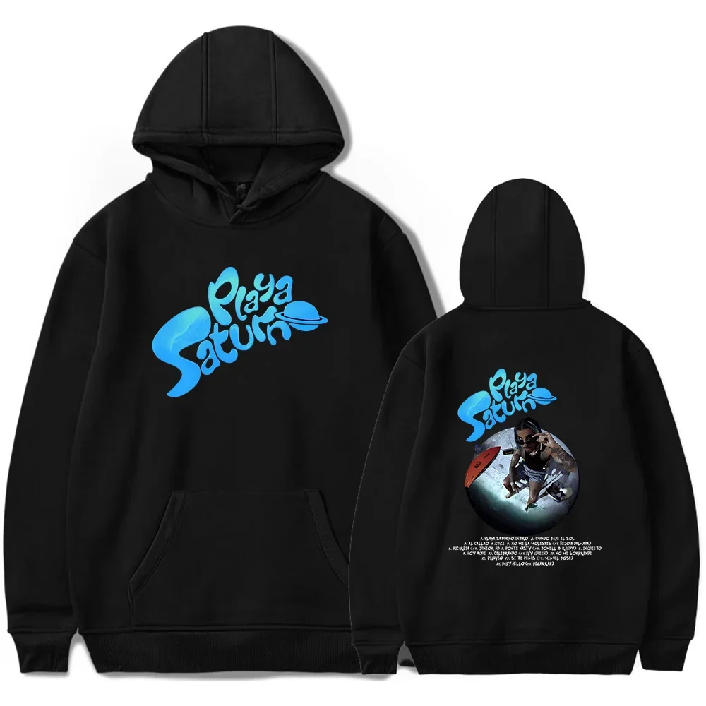 

Rauw Alejandro Merch Playa Saturno Hoodie Pullover Hooded Sweatshirt HipHop for Men and Women Fashion Cool Tops