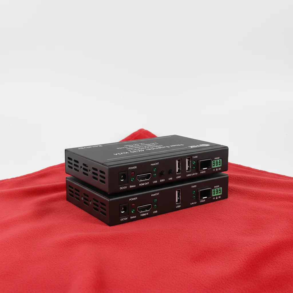BIT-Ex-Fib-IP-4K-KVM HDMI/RS232/USB 2.0 Multi-Interface 30KM 4K UHD Fiber Over IP Extender with KVM - Zero Delay Plug & Play