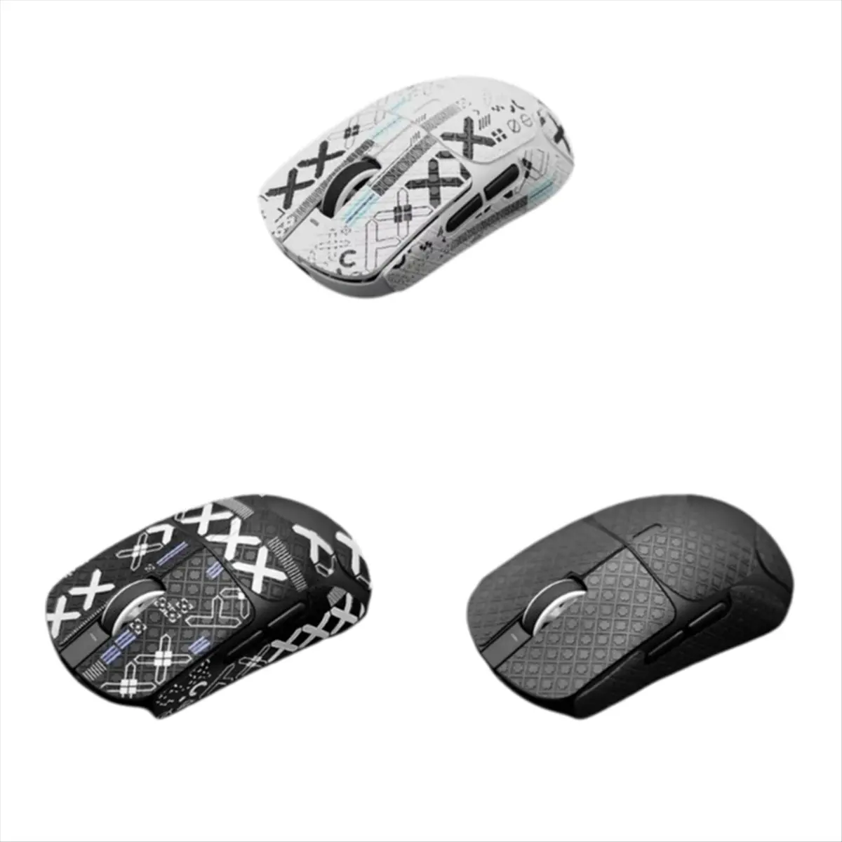 ABAN Mouse Grip Tape Mouse Skin Side Stickers for Dragonfly VGN VXE R1 PRO MAX SE Absorbs Sweat Mouse Sticker Style A