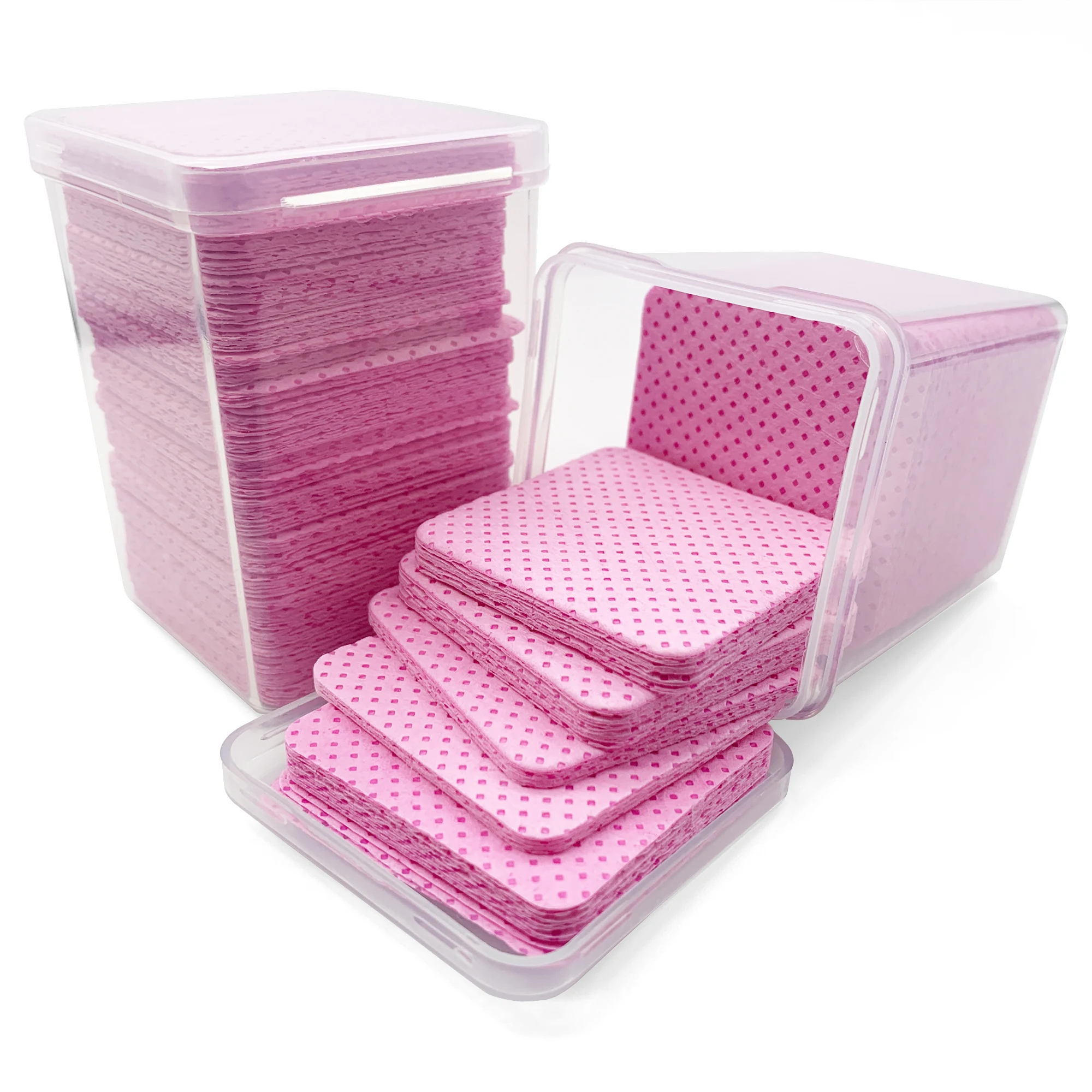 

200pcs Wipes Paper Cotton Eyelash Glue Remover Wipe Mouth Of The Glue Bottle Prevent Clogging Glue Cleaner Pads Lash Extension