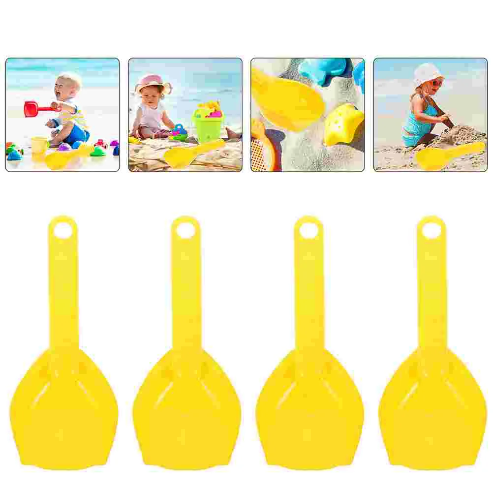 4 Pcs Beach Set Outdoor Toys for Kids Sand Play Party Plastic Scoop Baby