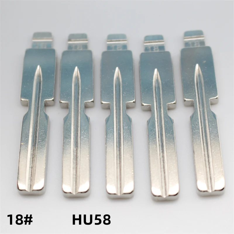 OEM 30Pcs 18# HU58 Metal Blank Uncut Remote Key Blade For Bmw For Keydiy KD Xhorse VVDI JMD