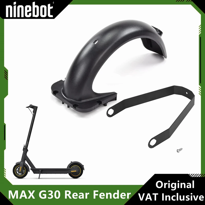 Original Rear Fender with Taillight For Ninebot By Segway Max G30 G30P Smart Electric Scooter Rear Mudguard and Bracket Parts