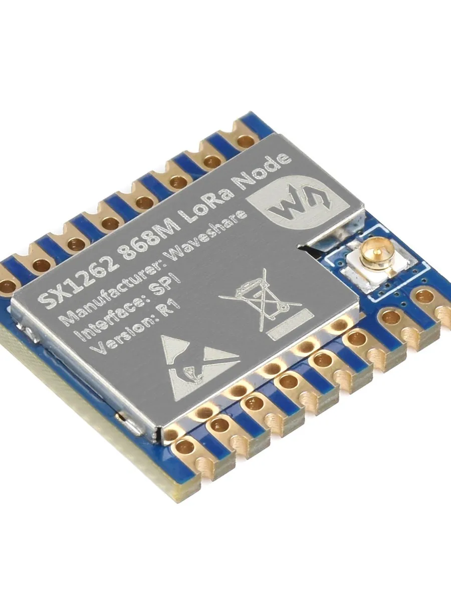 Moduł Waveshare Core1262 LF/HF LoRa, układ SX1262, daleki zasięg, odporny na zakłócenia, dla pasma Sub-GHz dla Raspberry Pi 5/4B/3B — zdjęcie produktu 7